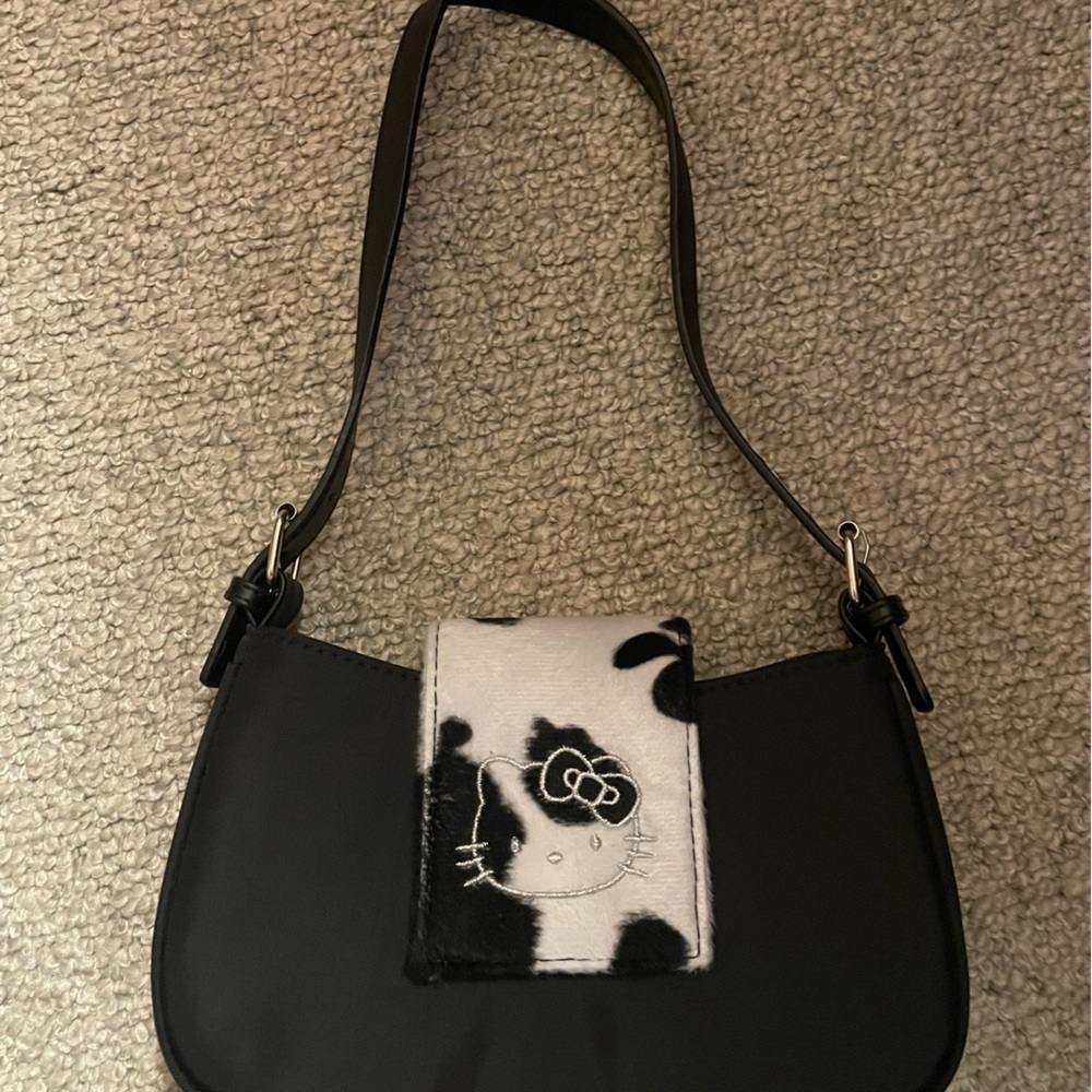 Black and White Hello Kitty Women's Bag
